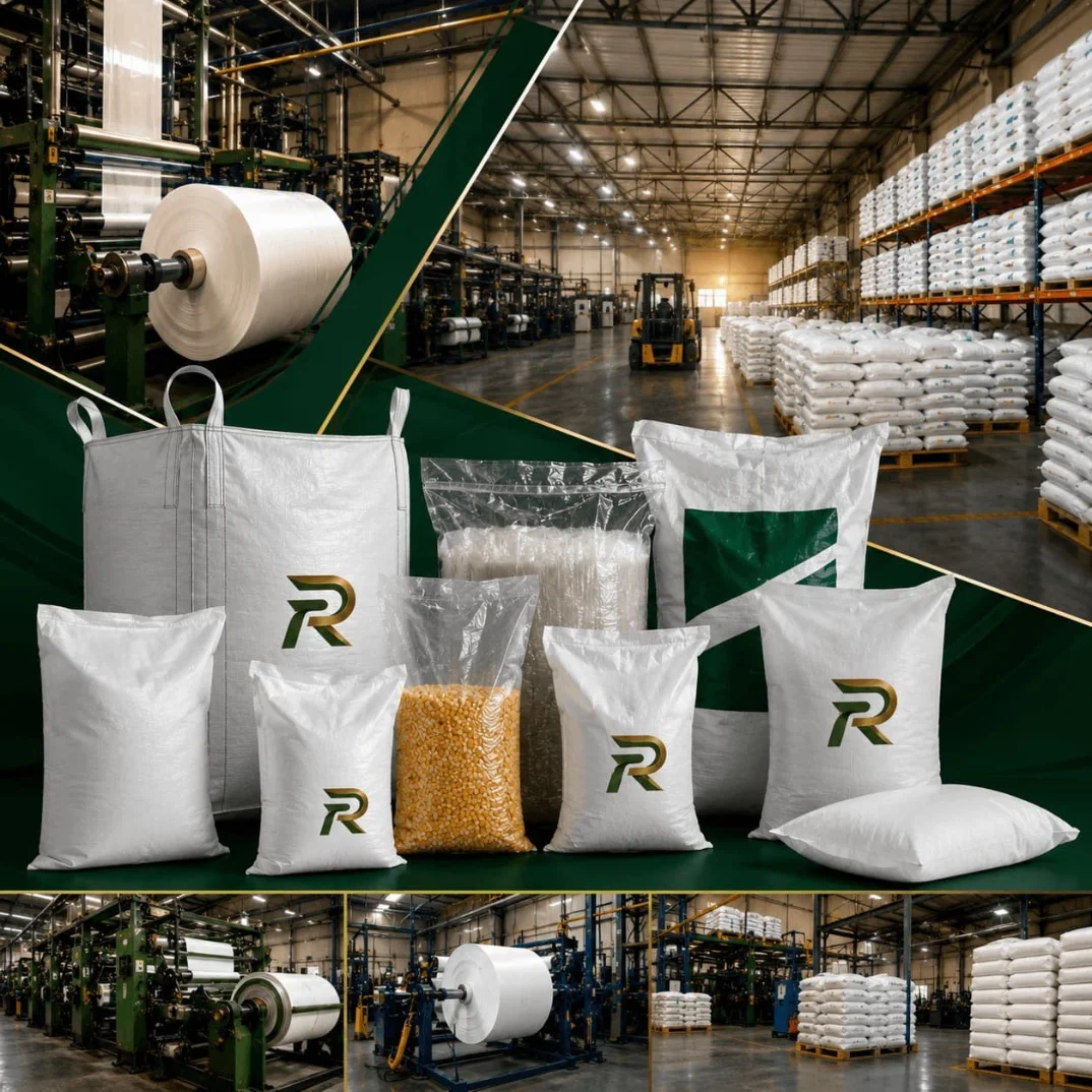 Processo produtivo da RAAC PLAST: extrusão, tecelagem e confecção